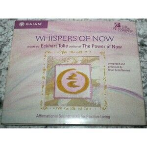 Whispers of Now New Age 1 Disc CD ECKHART TOLLE, BRIAN SCOTT BENNETT FREE SHIP